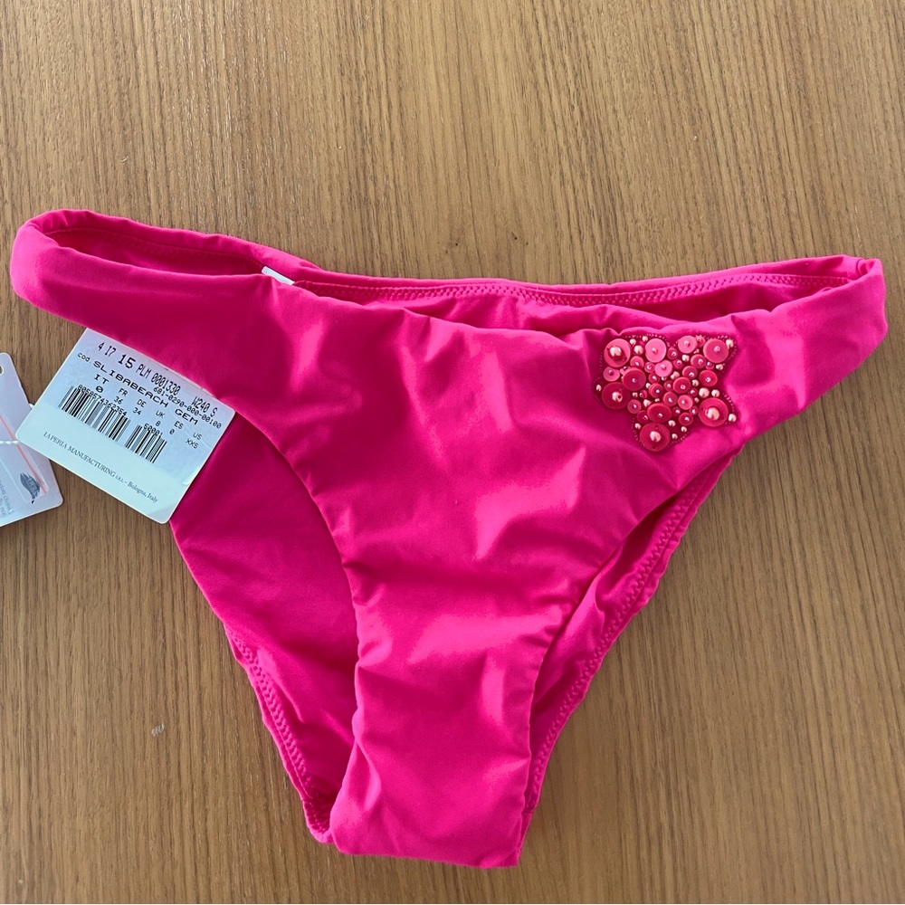 NWT- La Perla Embellished bikini bottom